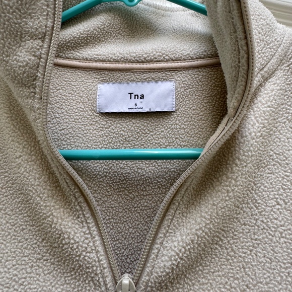 Tna Polar Zip Fleece Cropped Sweater - Picture 2 of 3